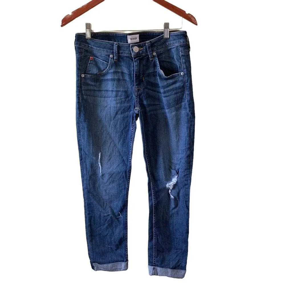 Hudson Bacara straight crop Jeans size 27
